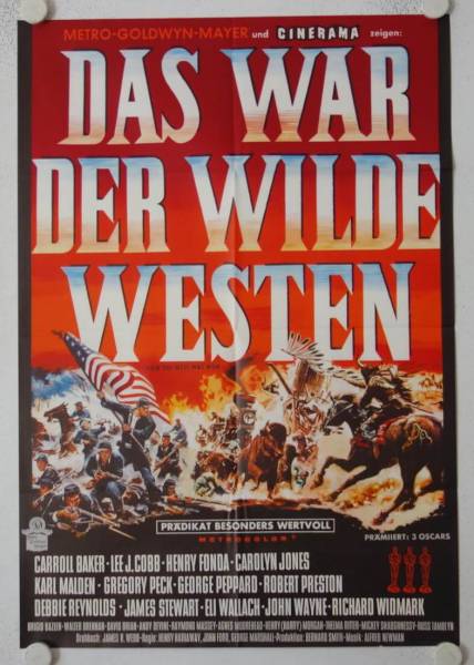 How the West Was Won original release german movie poster